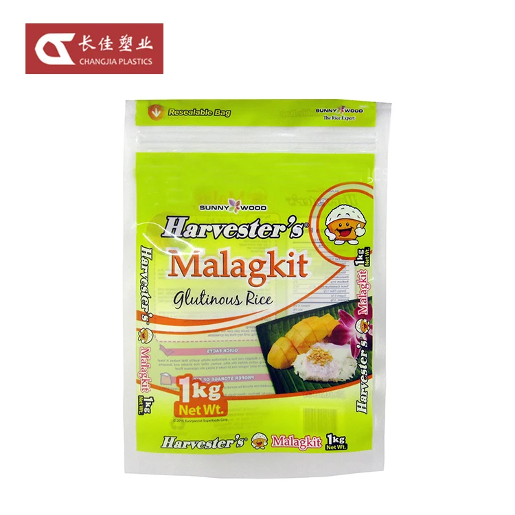 
Zhejiang Wenzhou 25Kg Empty PE Woven Packing Rice Sack 