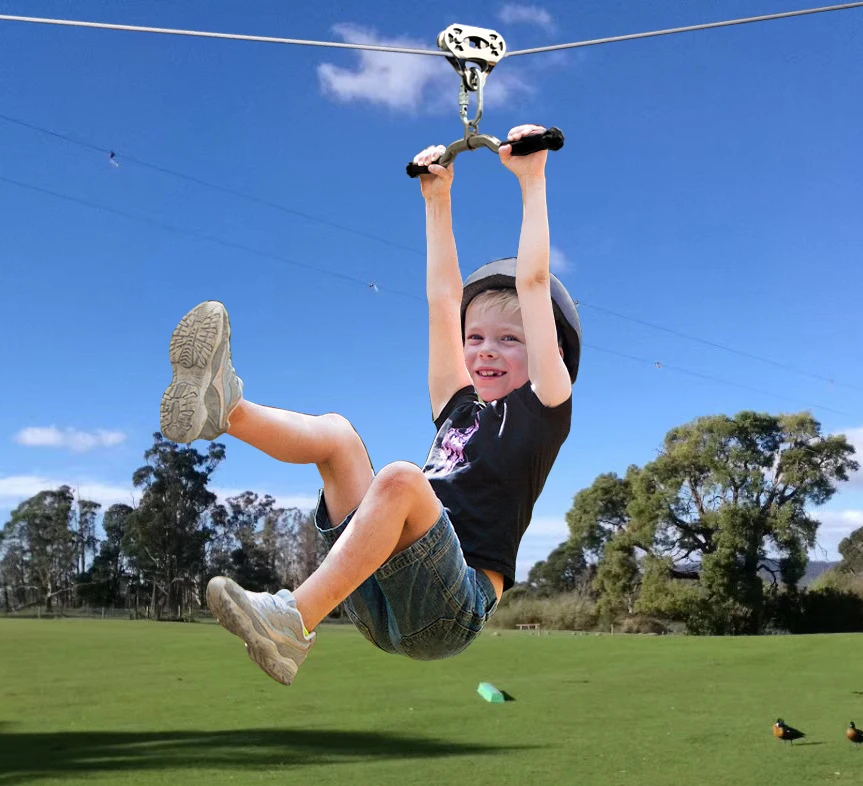 iZipline Heavy Duty ZIP LINE EQUIPMENT in great performance with CE & RoHS certified