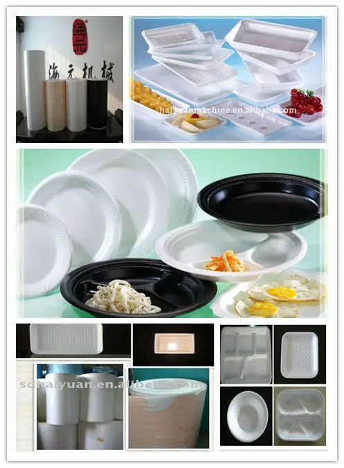 одноразовых пластиковых контейнеров для пищевых продуктов делая машину