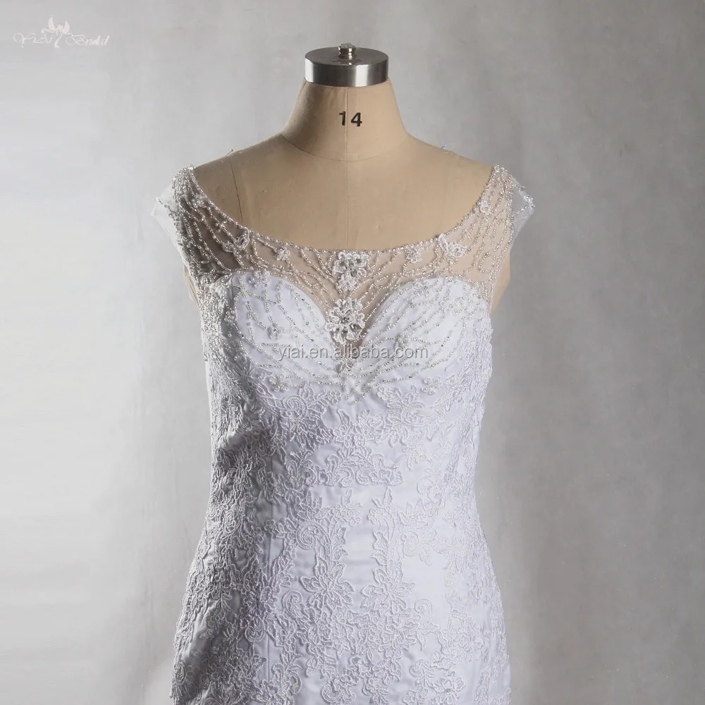 LZ231 Elegance Beading Lace Wedding Dresses Vestido De Noiva Low Price High Quality Bridal Dress