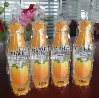 
OEM Acceptable Plastic standing Bags Packaged Drinking Water 