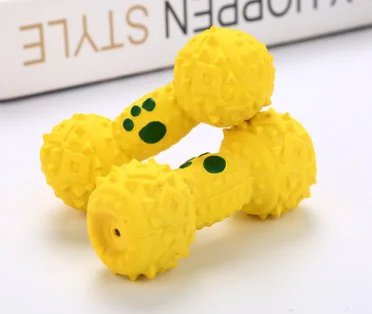 
Soft sound toys dogs latex toys small dumbbells for pet 