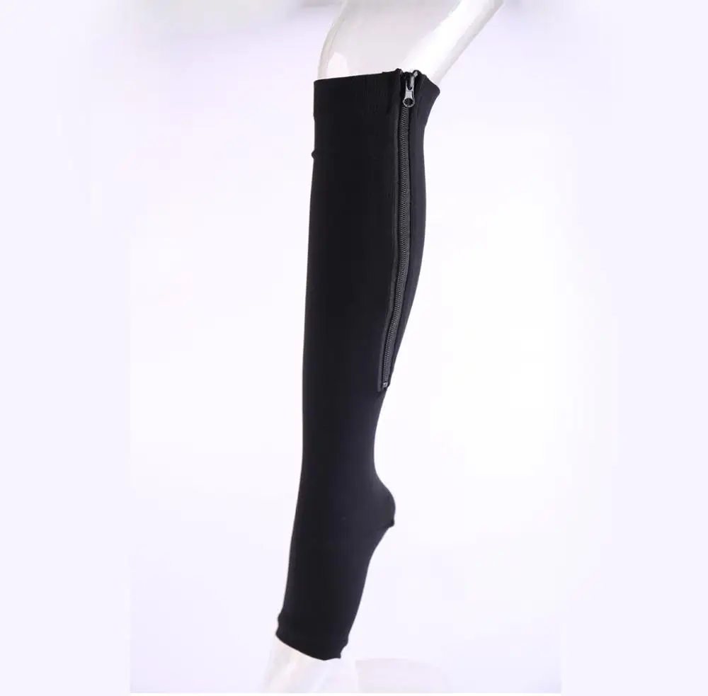 In-stock Item Compression Sport Socks Lady Girls Man Boy Zipper Nylon Mature Women High Heels Stocking Tube Compression Stocking