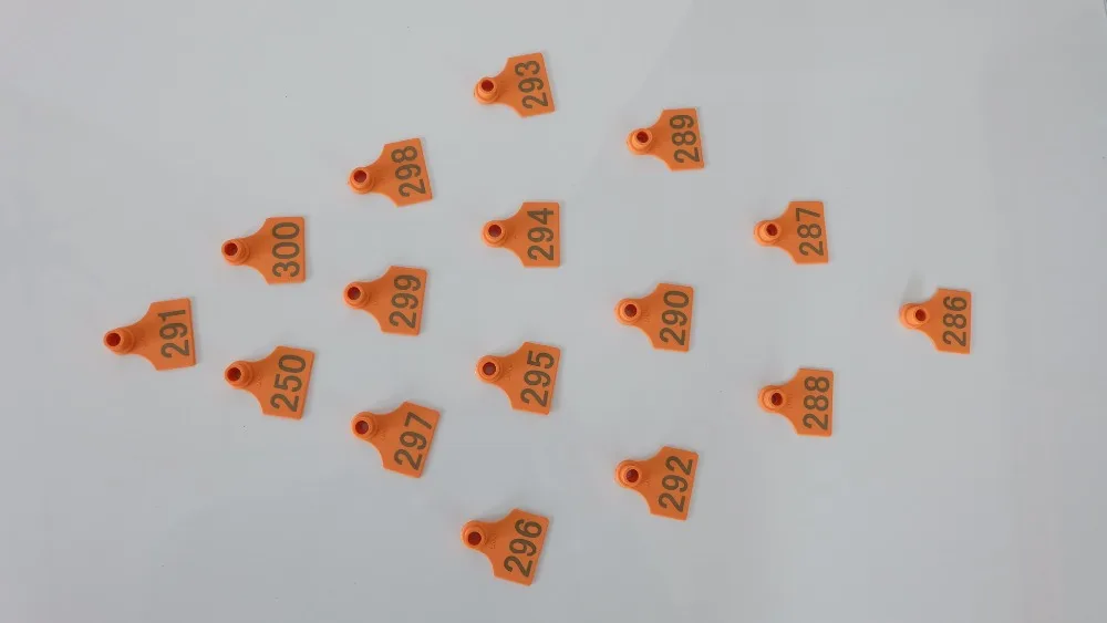 Pig/Sheep/Cow/Cattle Plastic Ear Tag With Pins