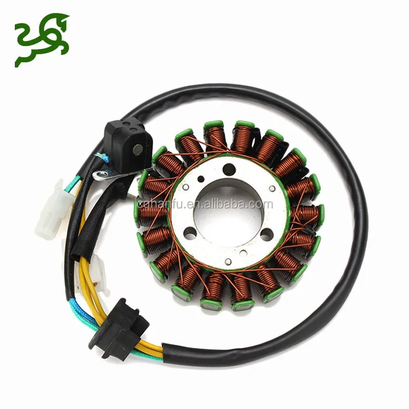 GS125 GN125 Motorcycle Parts 18 Pole Magnetic Coil With Fly Wheel Rotor
