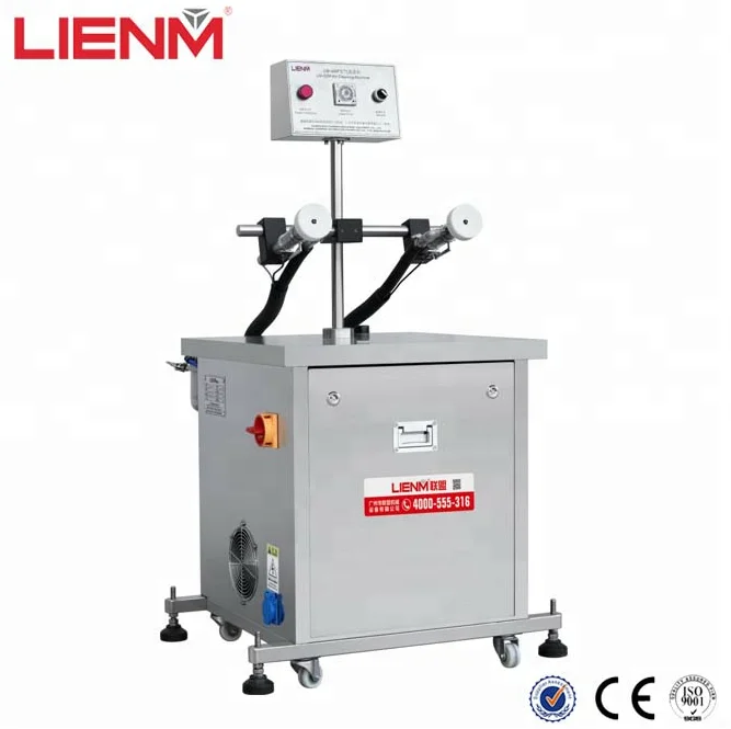 Lienm Semi-auto Rotary Cosmetic Lotion Cream Perfume Glass Plastic Bottle Rinsing Equipment Washing Cleaning Machine