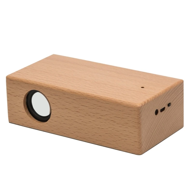
2020 Best Christmas Gift Wood Mini Magic Portable Wireless Boombox Resonance Touch Speaker For Phone 