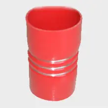 Red car silicone hoses