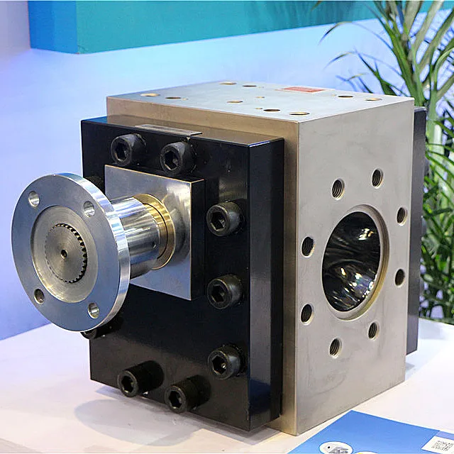 batte herringbone chemical industry polymer cast film extrusion line hot melt adhesive gear extruder melt pump design