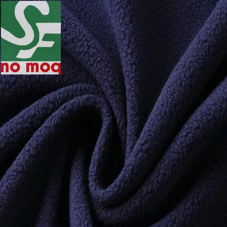 Super soft 100% polyester micro polar fleece fabric for home textile