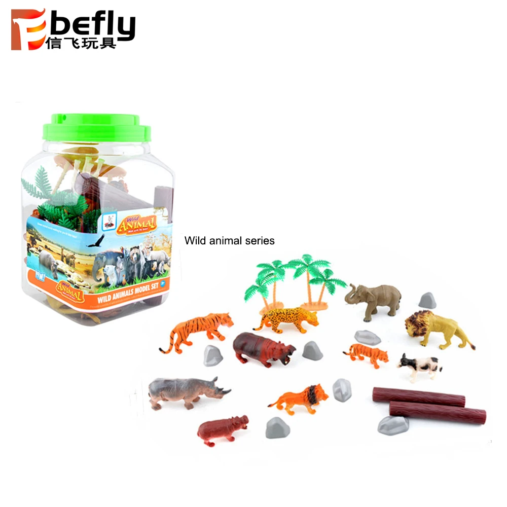Farm sea wild animal dinosaur model set plastic new toy 2023 for kids diy mini park