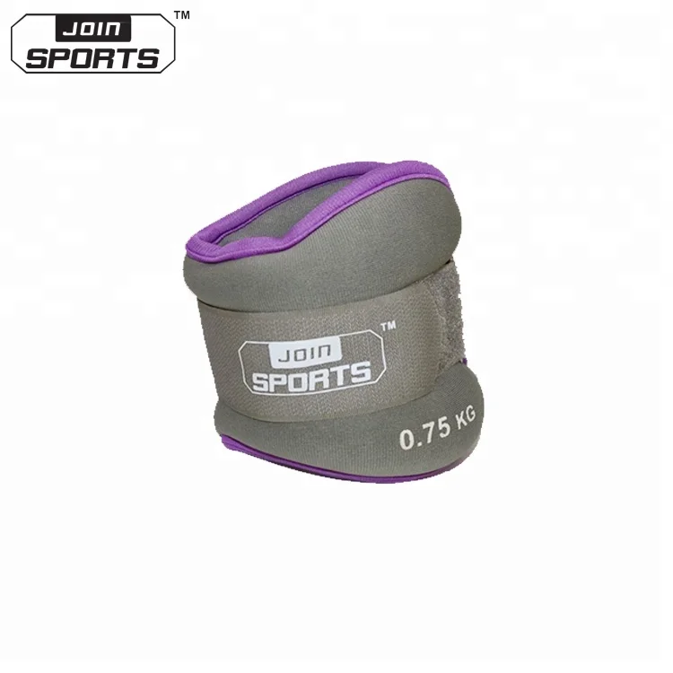 Professional manufacture wholesale sports equipment 0.5kg/1.0kg/1.5kg/2kg custom adjustable ankle weights