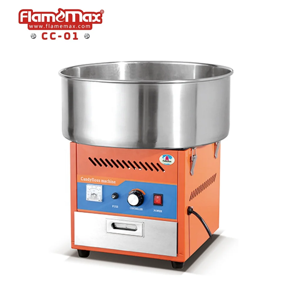  High quality Stainless steel automatic cotton candy floss machine with factory
