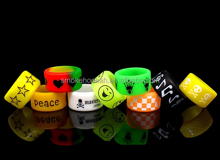 Silicone Material Made E Cigarette Silicone Vape Band For Vapor