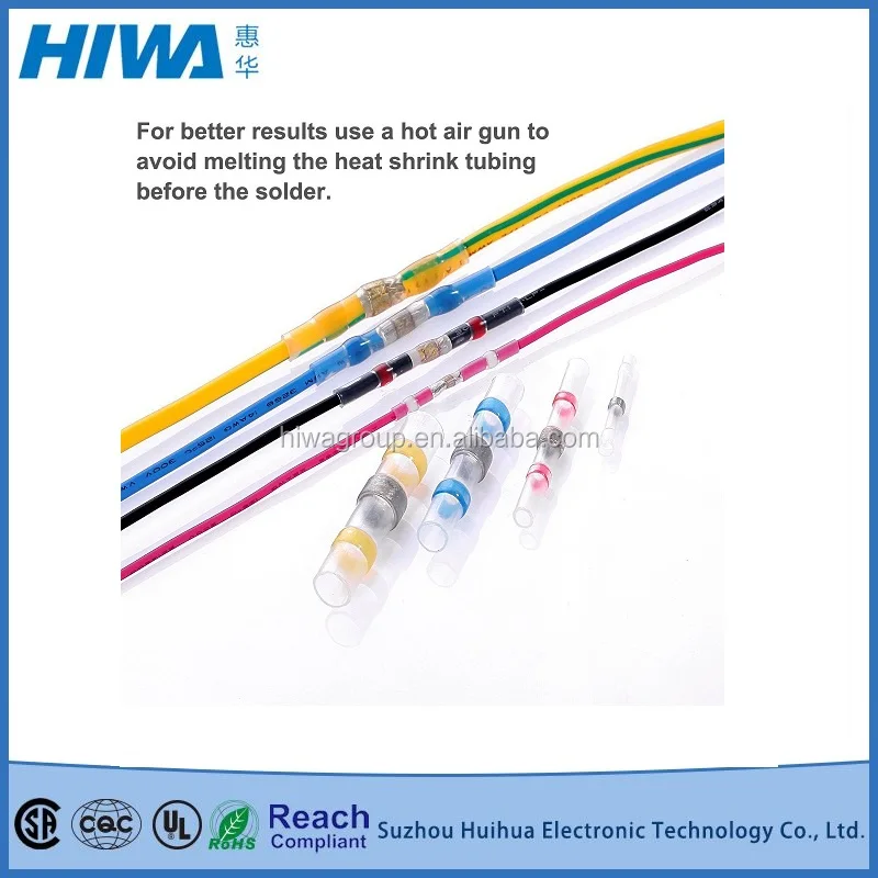 
Heat Shrink Butt Terminal Connectors with Soldering Sleeve Crimples 