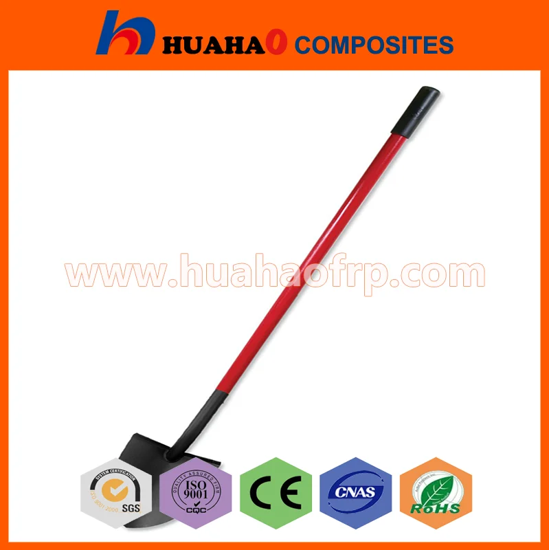 Grp пультрузия трубки ручка, 1 '1.25' 1.5 'Супер УФ Прочный Высокопрочного Стеклопластика пультрузия трубки для обработки