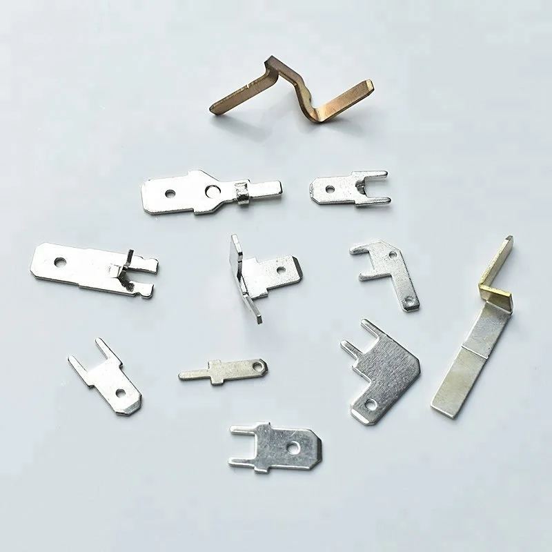 QWT Male PCB Crimping Shovel Terminal, 2.8/6.3/4.8/5.2mm Non-Insulated Thickness Connector