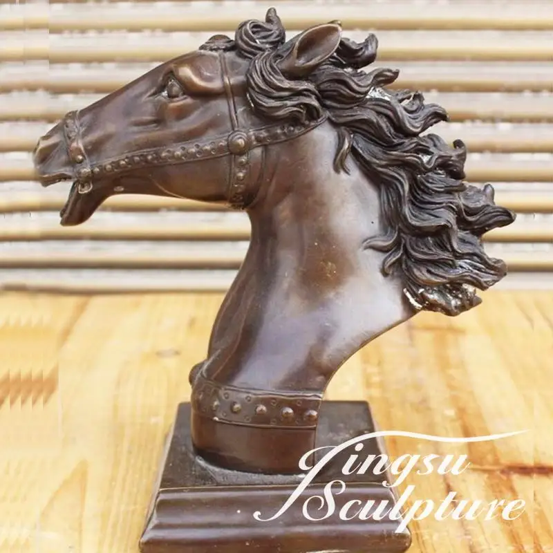 Professional horse head statue london