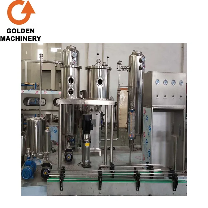 carbonated soft drink rinsing filling capping machine packing line turnkey project