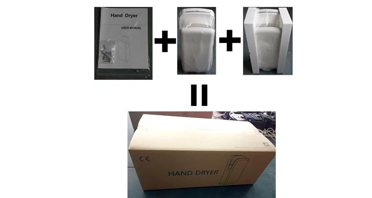 China OEM Toilet Automatic  Infrared Sensor Jet Stainless Steel 304 Hand Dryer