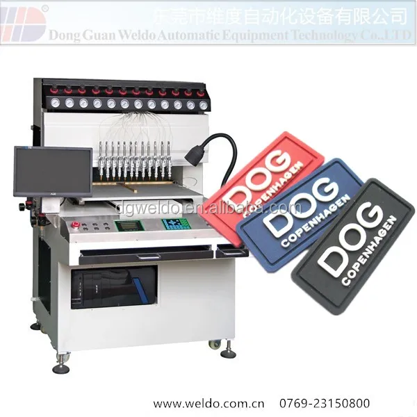 Weldo automatic soft PVC label making machine