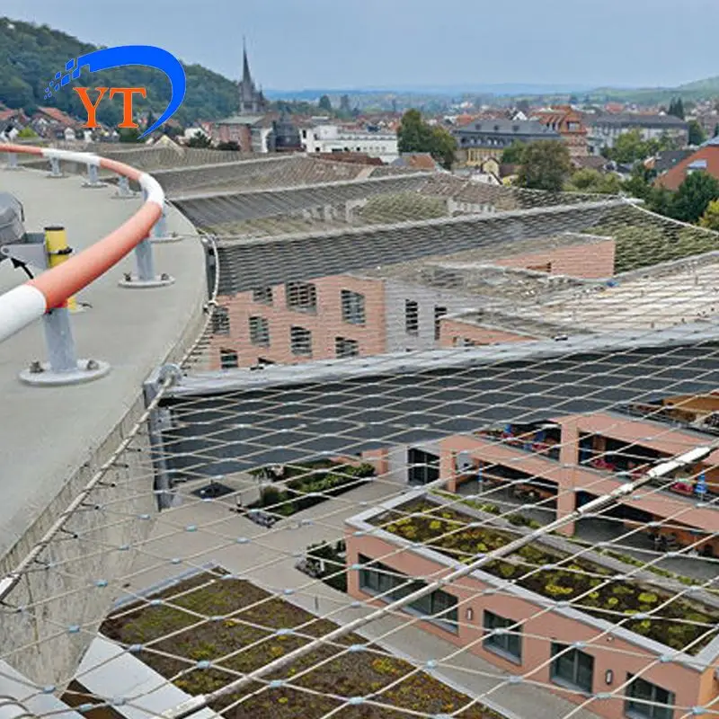 Высокая прочность стали архитектурные flexmesh сплетенная сетка