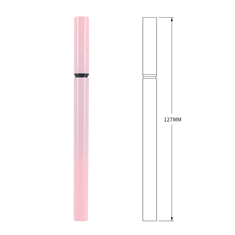 
Free sample eyeliner pen private label crystal 0.5ml empty eyeliner pencil tube container packaging with brush 