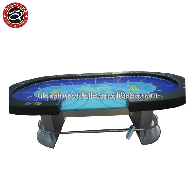 Baccarat Blackjack Texas Poker chips Customize Luxury casino poker table with LED light BIG size Professnional High quality