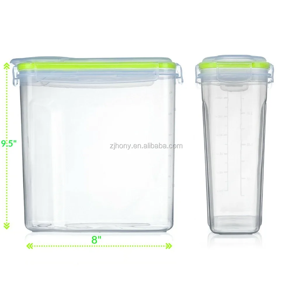Cereal Container Airtight Watertight - Cereal Dispenser Storage Keeper 16.9 Cup 135.5oz - 2 Pack