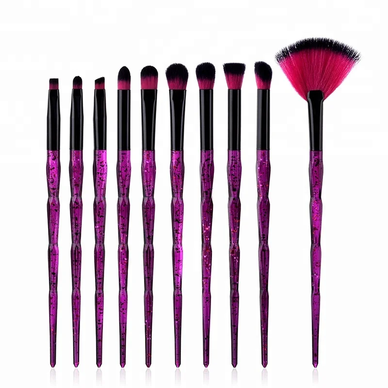 Wholesale Fashion Purple Night Sky diamond makeup brush