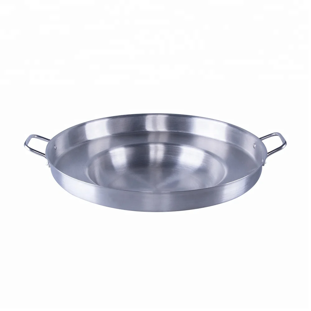 Kitchen comal bar used stainless steel round tray