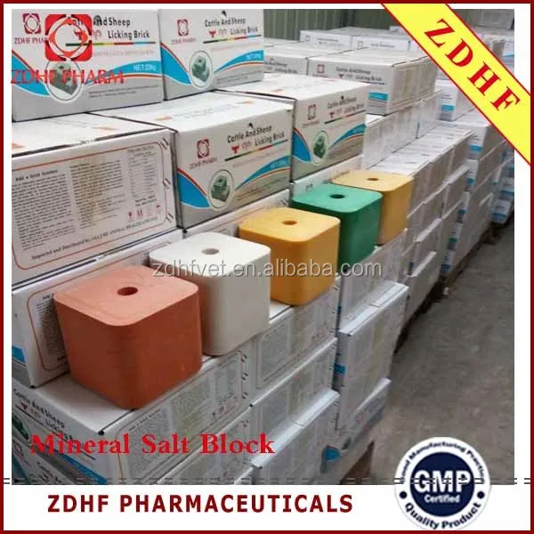 
Quality mineral salt blocks for cattle and sheep 