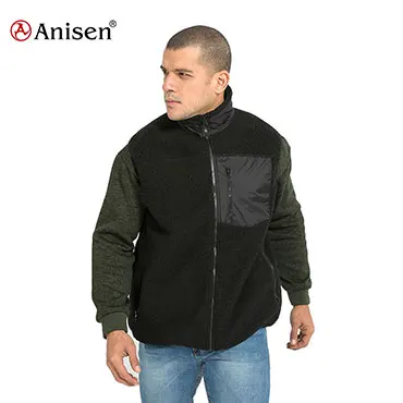 Индивидуальная уличная одежда, флисовая Мужская одежда, повседневный шерпа, Oem, мужской зимний теплый дешевый жилет