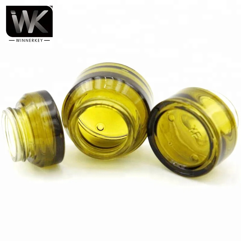  Высококачественная безопасная и здоровая косметическая стеклянная бутылка для крема глаз 15 г 30 50