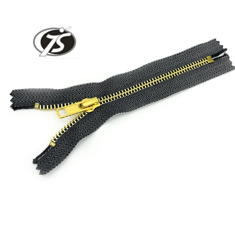 
Special tape auto lock puller Golden Plated Plated #5 Y teeth Metal Zipper gun metal plated zipper 