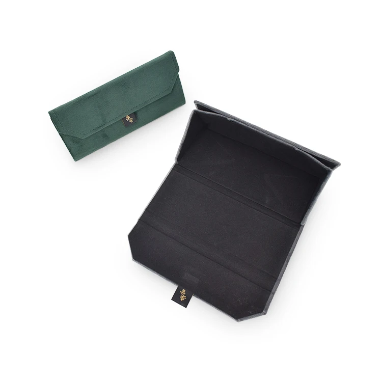New Triangle Folding Sunglasses Glasses Case
