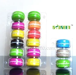 custom clear pet plastic macaroons packaging box macaroons packaging blister