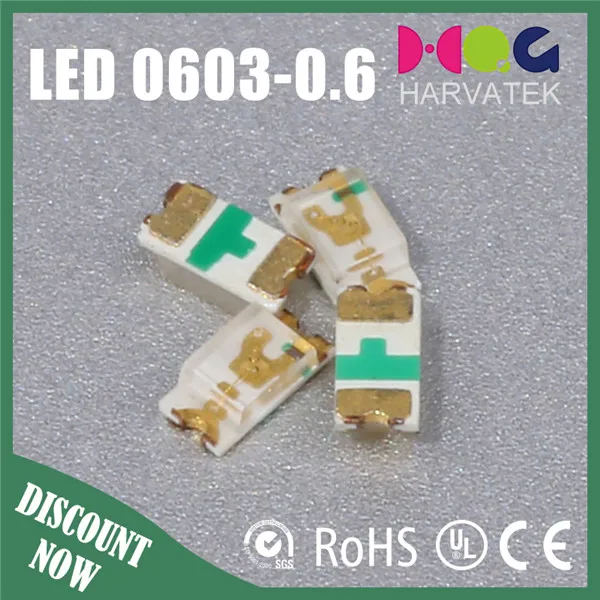 
Harvatek HQ19-2132UBC 0603-0.55T High Bright Blue LED Diode 