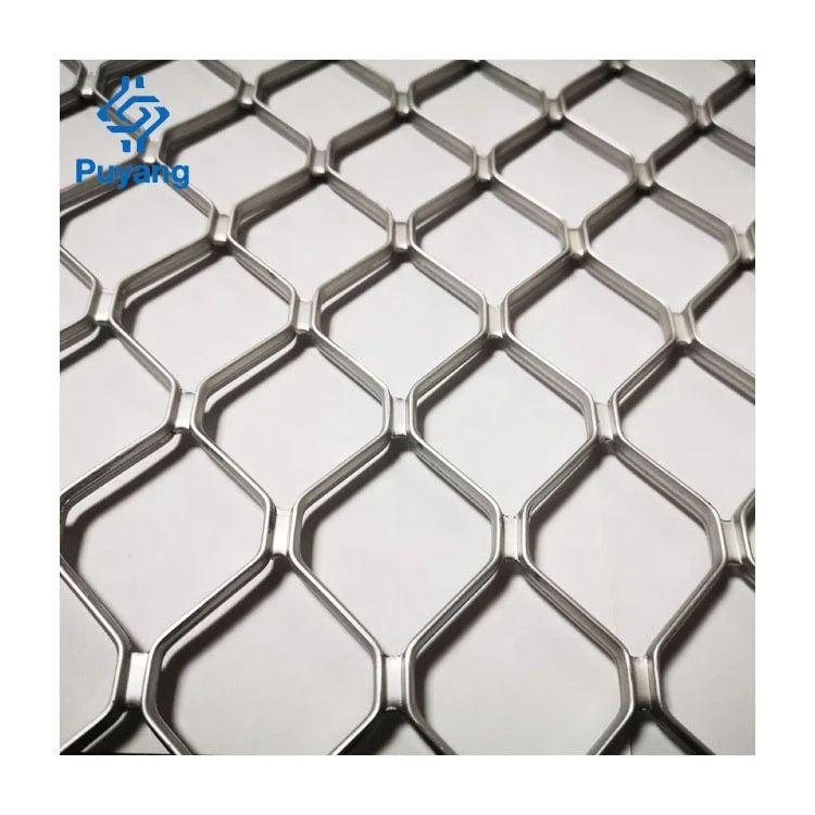 Puyang expanded metal mesh window aluminum amplimesh grill mesh door design