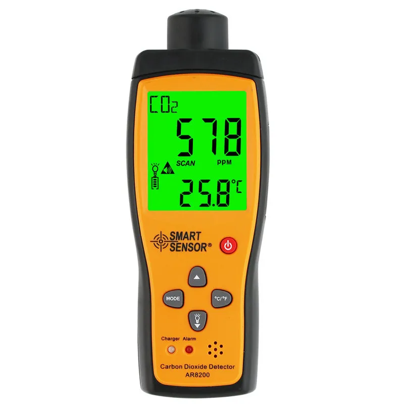 AR8200 Hot Smart Sensor CO2 Carbon Dioxide Gas Detector Meter