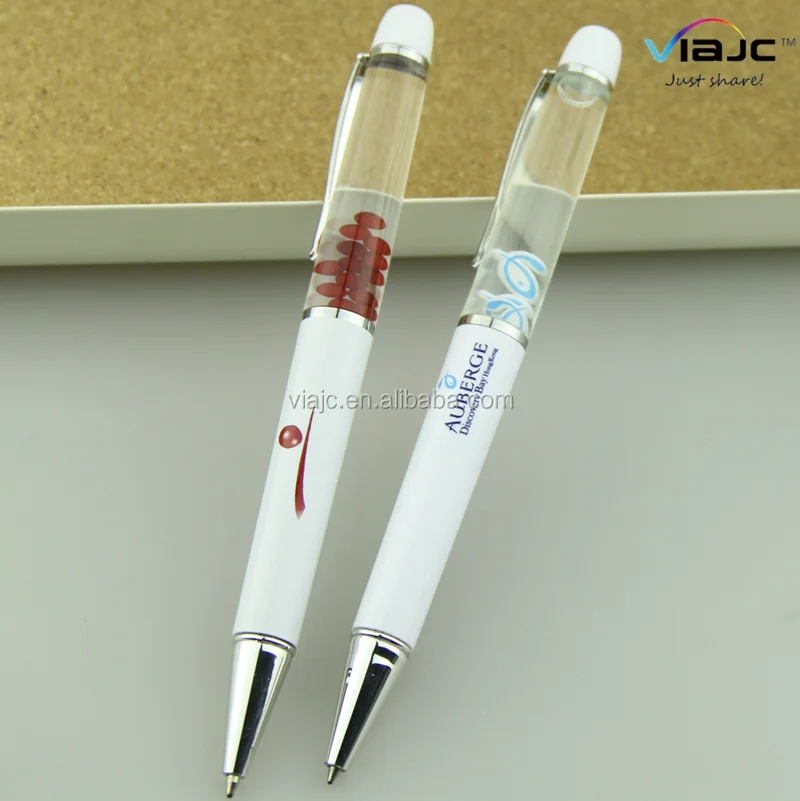 Custom Shape 3D floating Ballpoint Liquid pen