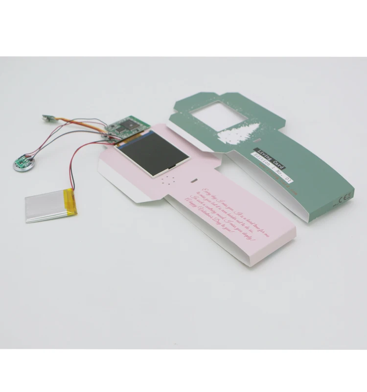 Wholesale chinese homemade cheap lcd screen module video greeting card module