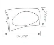 Аксессуары для ванной комнаты водонепроницаемый жесткий массаж подушки шеи