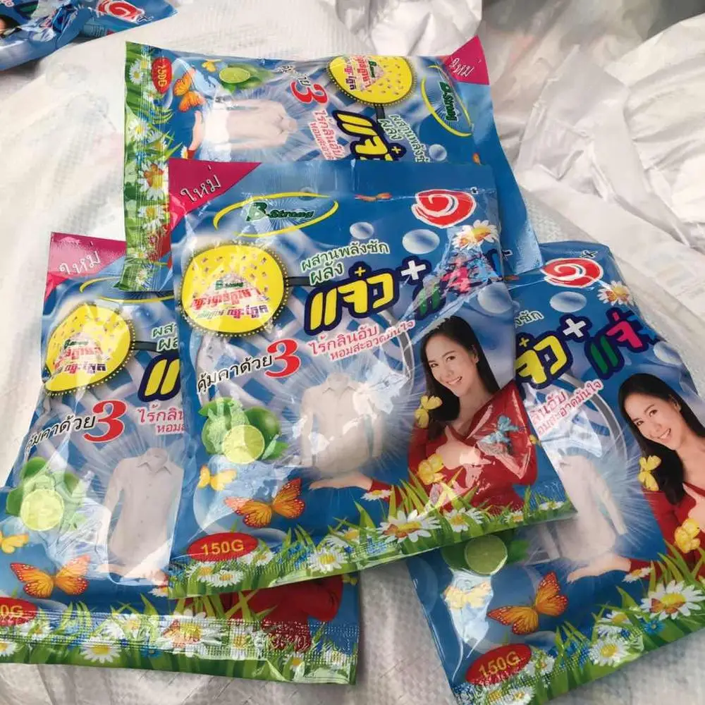 High quality and high foam Cambodia 150g detergent powder  and washing powder plant