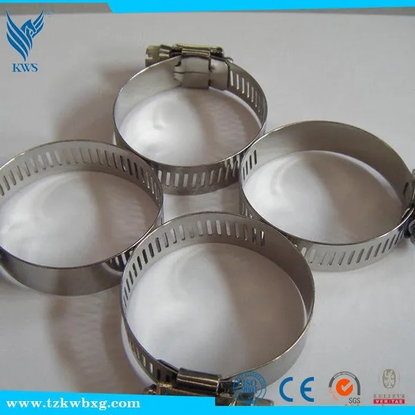 8mm american type stainless steel hose clamp/hose hoop/clamp