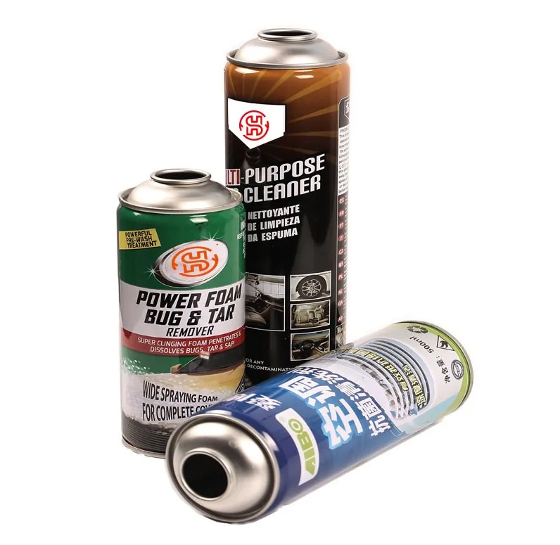 Hot sale empty aerosol cans iron bottle for chemical packaging: shoe polish/ shaving Foam