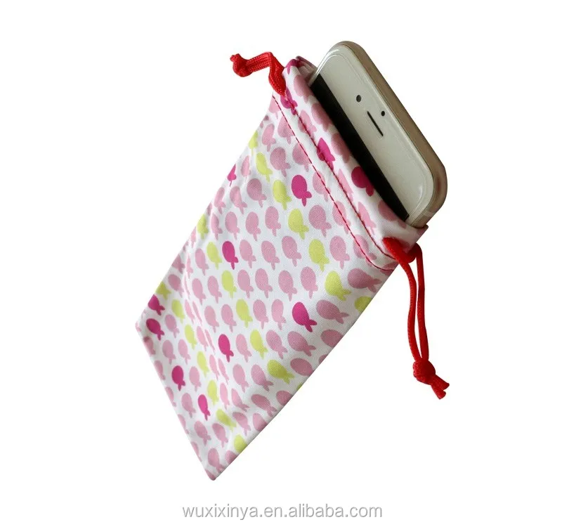 Индивидуальный сублимационный Магнитный милый чехол для мобильного телефона из микрофибры для продажи