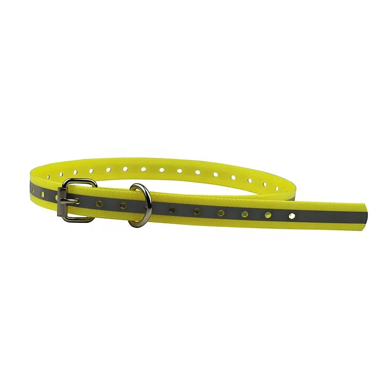 3/4 inch Pet trainer Replacement Reflective TPU training Dog Collar for PET998DB PET998DBB