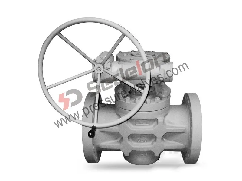 API standard pressure balance type cock valve Lubricated plug valve