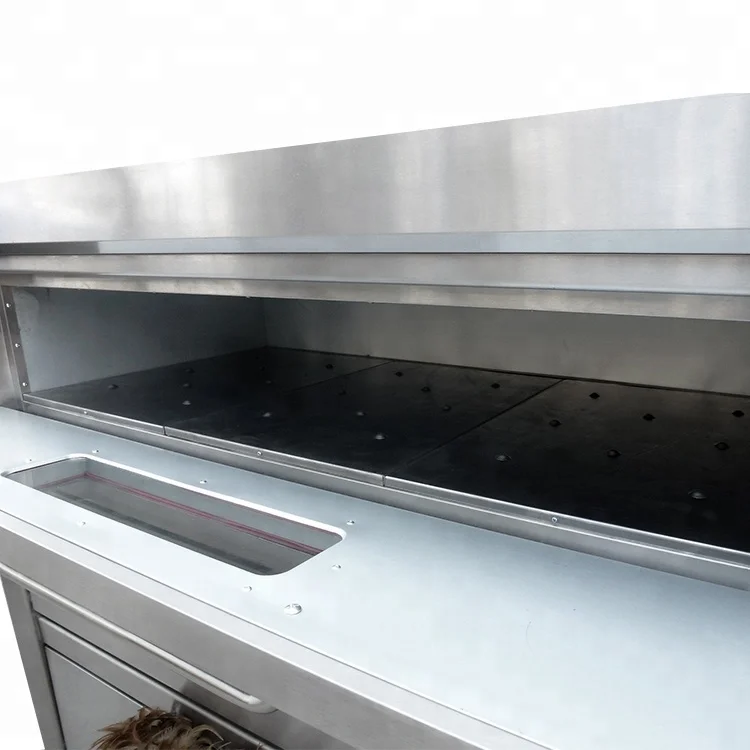 Commercial stainless steel gas pizza oven by china manufacturer guangzhou OEM factory